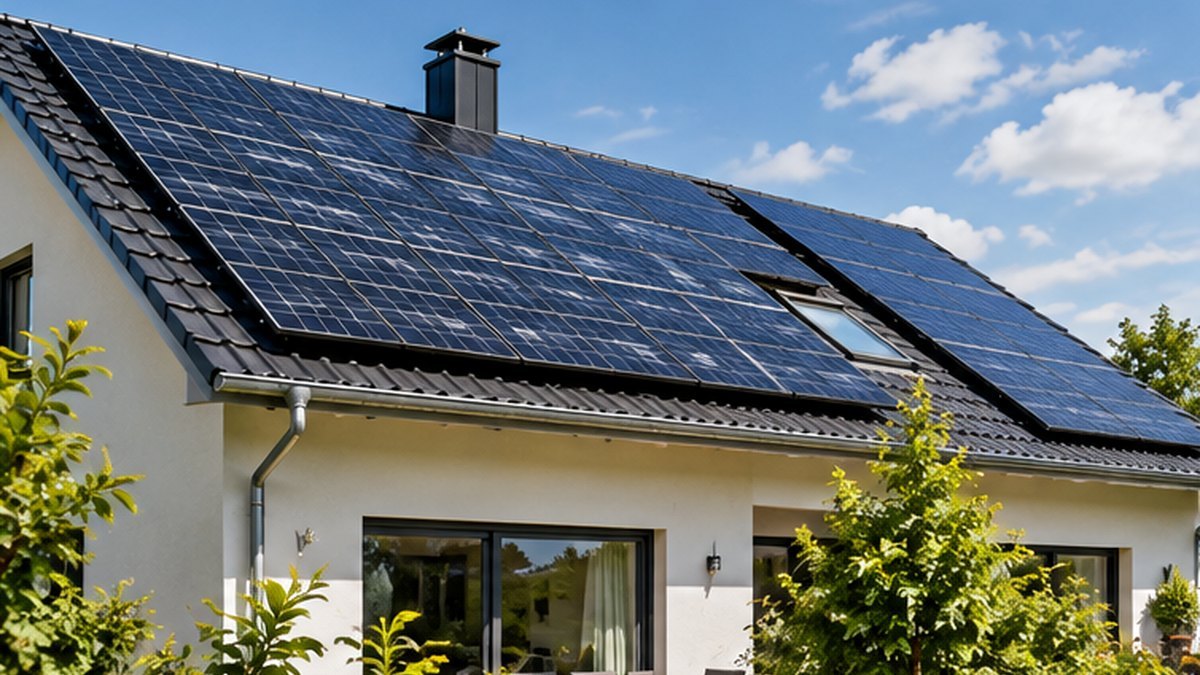 KI-generiertes Anwendungsbild: Verbraucher nach Solarprognose schalten